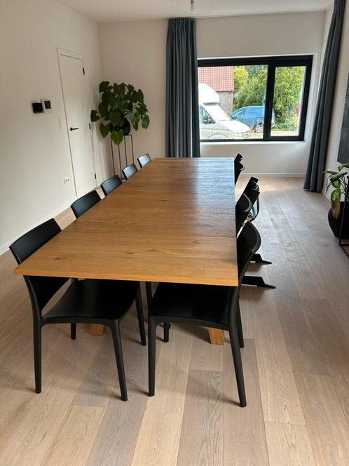 Grote eettafel, Huis en Inrichting, Tafels | Eettafels, Gebruikt, 50 tot 100 cm, 200 cm of meer, Vijf personen of meer, Rechthoekig