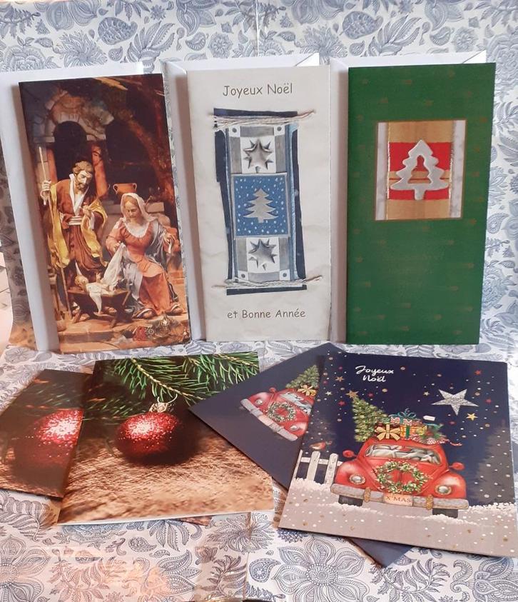 lot de 5 cartes joyeux noel et bonne année avec enveloppe, Divers, Cartes de voeux, Neuf, Enlèvement ou Envoi
