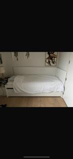 Wit bed Ikea, Huis en Inrichting, Ophalen, Eenpersoons, Wit, Zo goed als nieuw