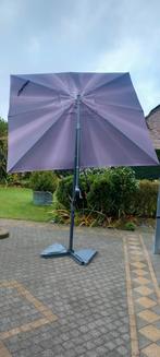 Parapluie Hover 350 cm, rotatif et inclinable avec pied, 3 à 4 mètres, Comme neuf, Parasol flottant, Enlèvement