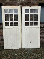 Dubbele deur eik, Doe-het-zelf en Bouw, Ophalen, Gebruikt, 120 cm of meer, Binnendeur