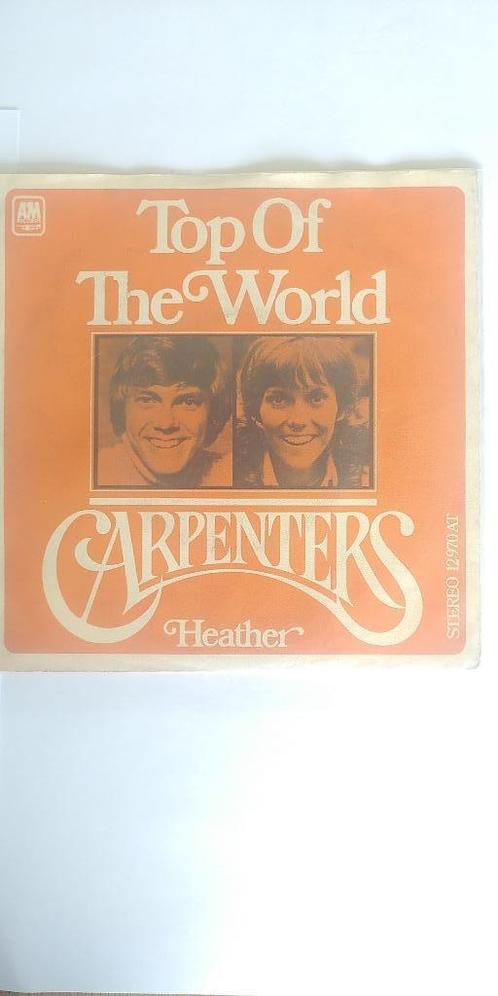 single the carpenters---top of the world---, Cd's en Dvd's, Vinyl Singles, Gebruikt, Single, Pop, 7 inch, Ophalen of Verzenden