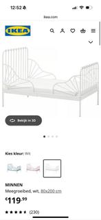 Peuterbed + matras zo goed als nieuw!, Ophalen, Zo goed als nieuw, Matras