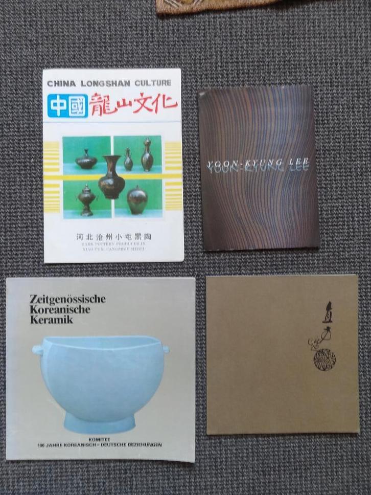 4 boeken over keramiek uit China, Japan en Korea, Boeken, Kunst en Cultuur | Fotografie en Design, Gelezen, Overige onderwerpen