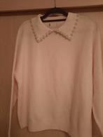 Wintertrui met pareltjes, Kleding | Dames, Truien en Vesten, Wit, Maat 42/44 (L), Nieuw, Ophalen of Verzenden