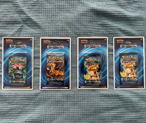 4 Blisters - Pokémon XY Évolutions, Hobby en Vrije tijd, Verzamelkaartspellen | Pokémon, Nieuw, Booster, Ophalen
