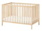 babybed, Kinderen en Baby's, Kinderkamer | Bedden, Ophalen, Zo goed als nieuw, Matras