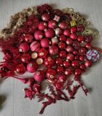 Lot de déco/boules de Noël rouge 50 éléments, Divers, Enlèvement