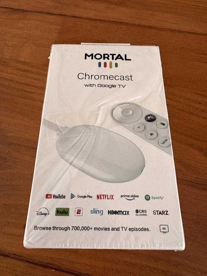 Android TV Dongle 4K / Streaming WiFi/Bluetooth – Netflix OK, Audio, Tv en Foto, Afstandsbedieningen, Nieuw, Origineel, Tv, Ophalen of Verzenden