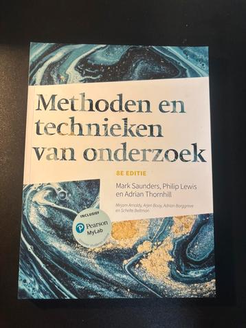 Mark Saunders - Methoden en technieken van onderzoek beschikbaar voor biedingen
