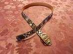 (28)- ceinture femme grise noir en cuir, Kleding | Dames, Riemen en Ceinturen, Overige kleuren, Heupriem, Ophalen of Verzenden