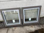 2 x PVC raam, Ophalen, Gevelraam of Ruit, 80 tot 120 cm, 80 tot 120 cm