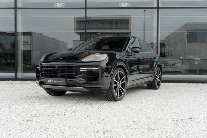 Porsche Cayenne Turbo V8 Coupé Hybr Burmester RearAxle Nigh, Autos, Porsche, Entreprise, Achat, Cayenne, ABS, Caméra de recul