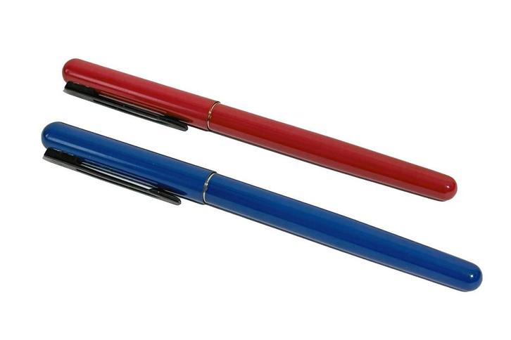 2 x Waterman Commando Lacquered Medium Fountain Pen / Vulpen, Verzamelen, Pennenverzamelingen, Gebruikt, Vulpen, Waterman, Ophalen of Verzenden