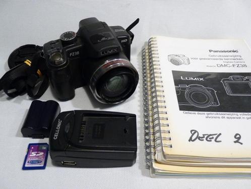Panasonic Lumix FZ38, SD, accu, oplader, Leica lens, Audio, Tv en Foto, Fotocamera's Analoog, Zo goed als nieuw, Spiegelreflex