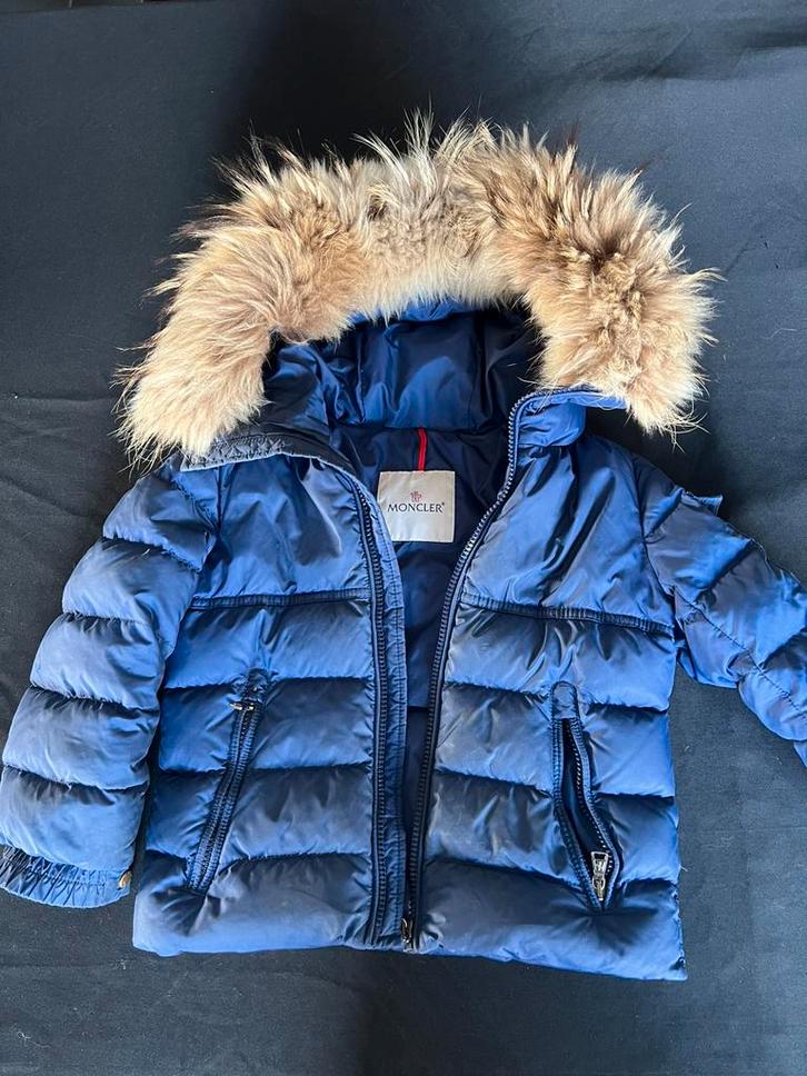 Moncler, Kinderen en Baby's, Kinderkleding | Maat 122, Gebruikt, Jongen, Jas, Ophalen