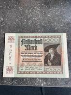 Billet de 5 000 marks, Timbres & Monnaies, Billets de banque | Europe | Billets non-euro, Enlèvement ou Envoi