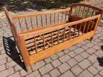 Vintage antiek kinderbedje vol eikenhout, Kinderen en Baby's, Ophalen, Gebruikt, 140 tot 160 cm, 70 tot 85 cm