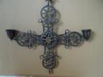 Chandelier crucifix antique de style byzantin 63cm 1850, Antiquités & Art, Antiquités | Objets religieux, Enlèvement ou Envoi