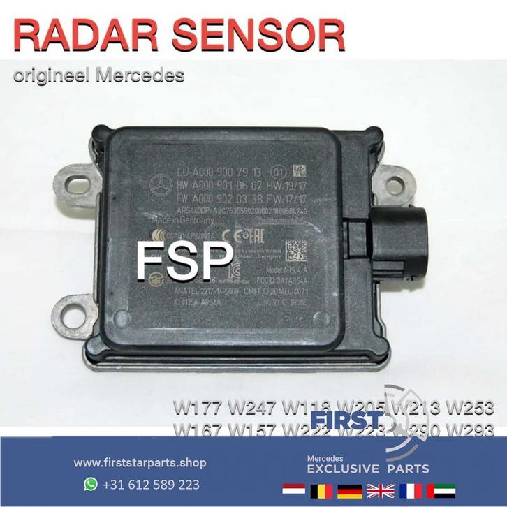 A0009007913 RADAR SENSOR Mercedes A B C CLA CLS E G GLA GLE, Auto-onderdelen, Elektronica en Kabels, Mercedes-Benz, Gebruikt, Ophalen of Verzenden