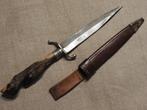1914-18 D Grabendolch Hammer & Schlaegel met lederen schede, Verzamelen, Ophalen of Verzenden, Landmacht, Mes of Dolk