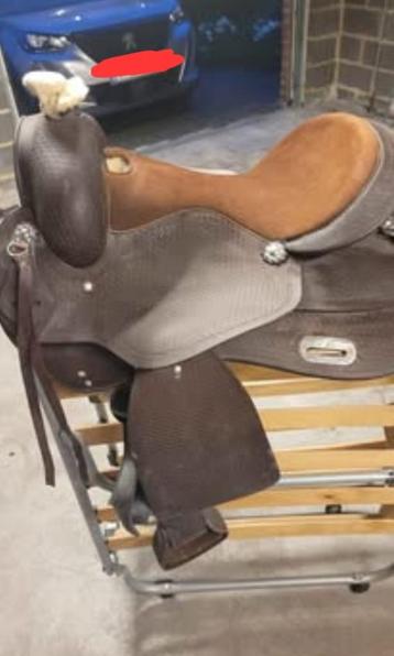 Selle western 17 pouces, Enlèvement, Comme neuf, Western