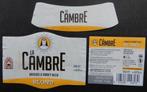 Étiquette de bière Brasserie La Cambre Het Anker (5k6), Utilisé, Enlèvement ou Envoi