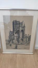 Gravure Marcel de grauwe, Antiek en Kunst, Ophalen of Verzenden