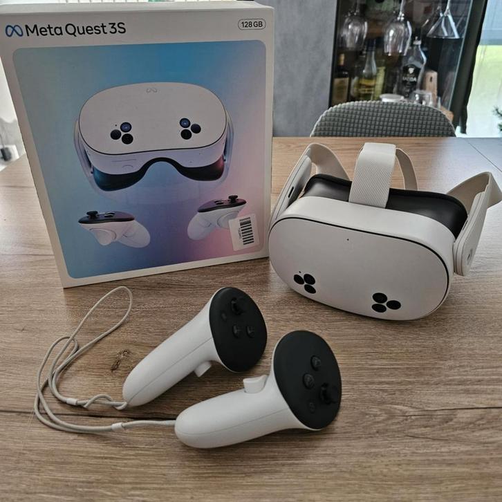 Meta Quest 3S garantie 07/2027, Games en Spelcomputers, Virtual Reality, Zo goed als nieuw, Nintendo, Ophalen