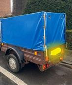 Remork met afneembare bache, Ophalen, Gebruikt
