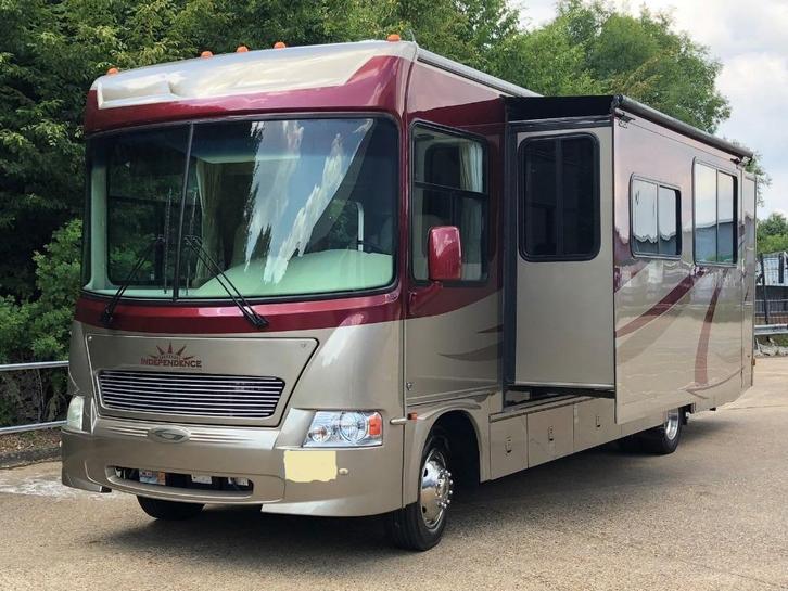 Camping Car Americain, Caravans en Kamperen, Mobilhomes, Particulier, tot en met 5, Integraal, Ford, Ford, LPG, Automaat, Afzuigkap