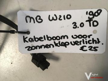 Mercedes w210 1998  Kabelboom voor Zonnekleppen met verlicht beschikbaar voor biedingen