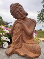 SUPERBE BOUDDHA EN FONTE PATINEE, Enlèvement ou Envoi, Neuf, Autres matériaux, Bouddha