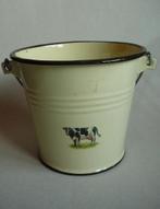 seau en métal : vase , pot de fleur , décoration , cuisine ,, Maison & Meubles, Enlèvement ou Envoi, Comme neuf, Autres matériaux