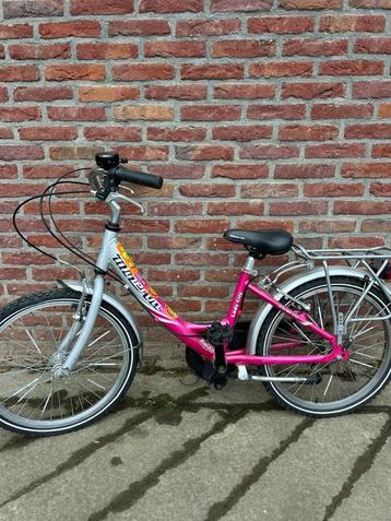 Minerva LadyCity 20" kinderfiets – roze, goede staat beschikbaar voor biedingen