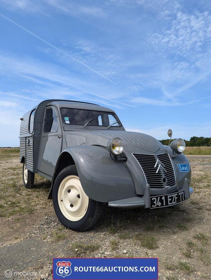 Citroën 2CV Fourgonnette | 1958 | Route 66 Auctions, Auto's, Oldtimers, Bedrijf, Te koop, Citroën, Benzine, Overige carrosserie