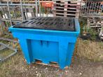PE opvangbak / Lekbak voor 1 IBC container met rooster, Enlèvement