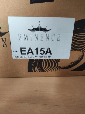 Eminence EA15A Alpha beschikbaar voor biedingen
