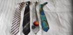 Vier zijden merk zijden stropdassen in nieuwe staat. Samen t, Vêtements | Hommes, Cravates, Zegna Kenzo en ander, Autres couleurs