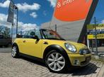 Mini Cooper Cabrio *YELLOW EDITION* 2009 139dkm 1.6i Airco, Auto's, Voorwielaandrijving, 4 zetels, Zwart, Overige kleuren