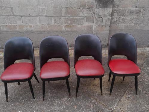 Mooie vintage stoelen., Huis en Inrichting, Stoelen, Zo goed als nieuw, Vier, Kunststof, Overige materialen, Overige kleuren, Ophalen