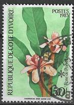 Ivoorkust 1983 - Yvert 675B - De porseleinen roos (ST), Timbres & Monnaies, Timbres | Afrique, Affranchi, Envoi