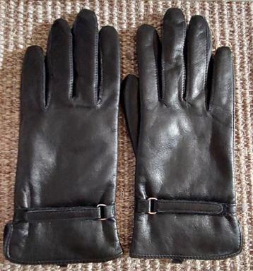 Lederen dames handschoenen - Maat S = maat 7 - C&A - € 4 beschikbaar voor biedingen