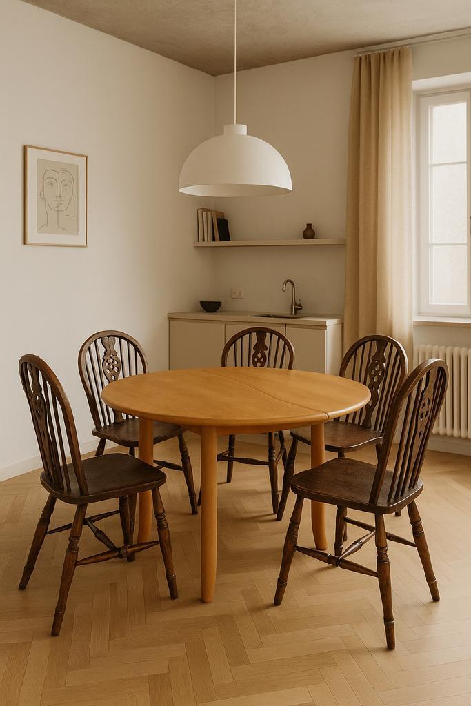 Set van 6 Windsor stoelen in iep, Brits circa 18de eeuw, Antiek en Kunst, Antiek | Meubels | Stoelen en Sofa's, Ophalen