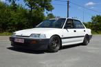 Honda Civic ED2 sedan / 1989 / 1.4 manueel / 110.000km, Auto's, 4 deurs, Wit, Bruin, 1400 cc