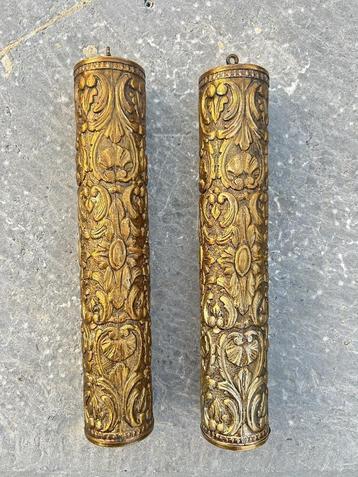 Klok-gewichten in brons voor hangklok of staande klok beschikbaar voor biedingen