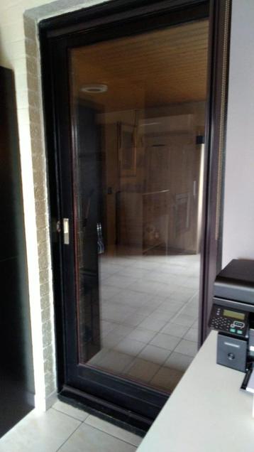 Schuifraam (enkel schuivend deel), Doe-het-zelf en Bouw, Gebruikt, 150 tot 225 cm, Inclusief glas, Schuifpui