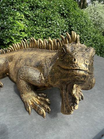 (Jardin) Statue d'iguane, jardin, piscine, étang, salamandre, Enlèvement, Neuf, Synthétique, Animal