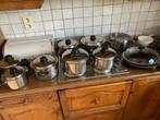 KOOKPOTTEN + PANNEN, Ophalen, Inox, Gebruikt, Keramische plaat