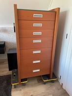 Commode in massief hout met bijhorende nachtkastjes, Huis en Inrichting, Ophalen, Zo goed als nieuw, Hout